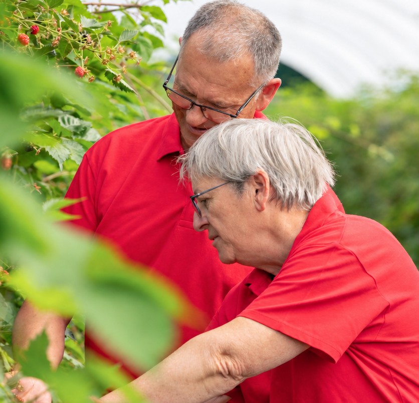 Producteurs partenaires dans leur exploitation