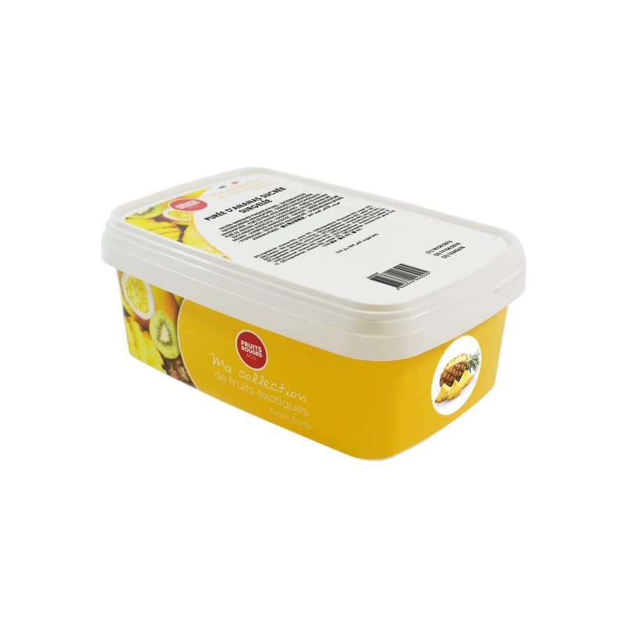 Purée de fruits surgelée en barquette