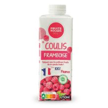 Brique de coulis de framboise pasteurisé
